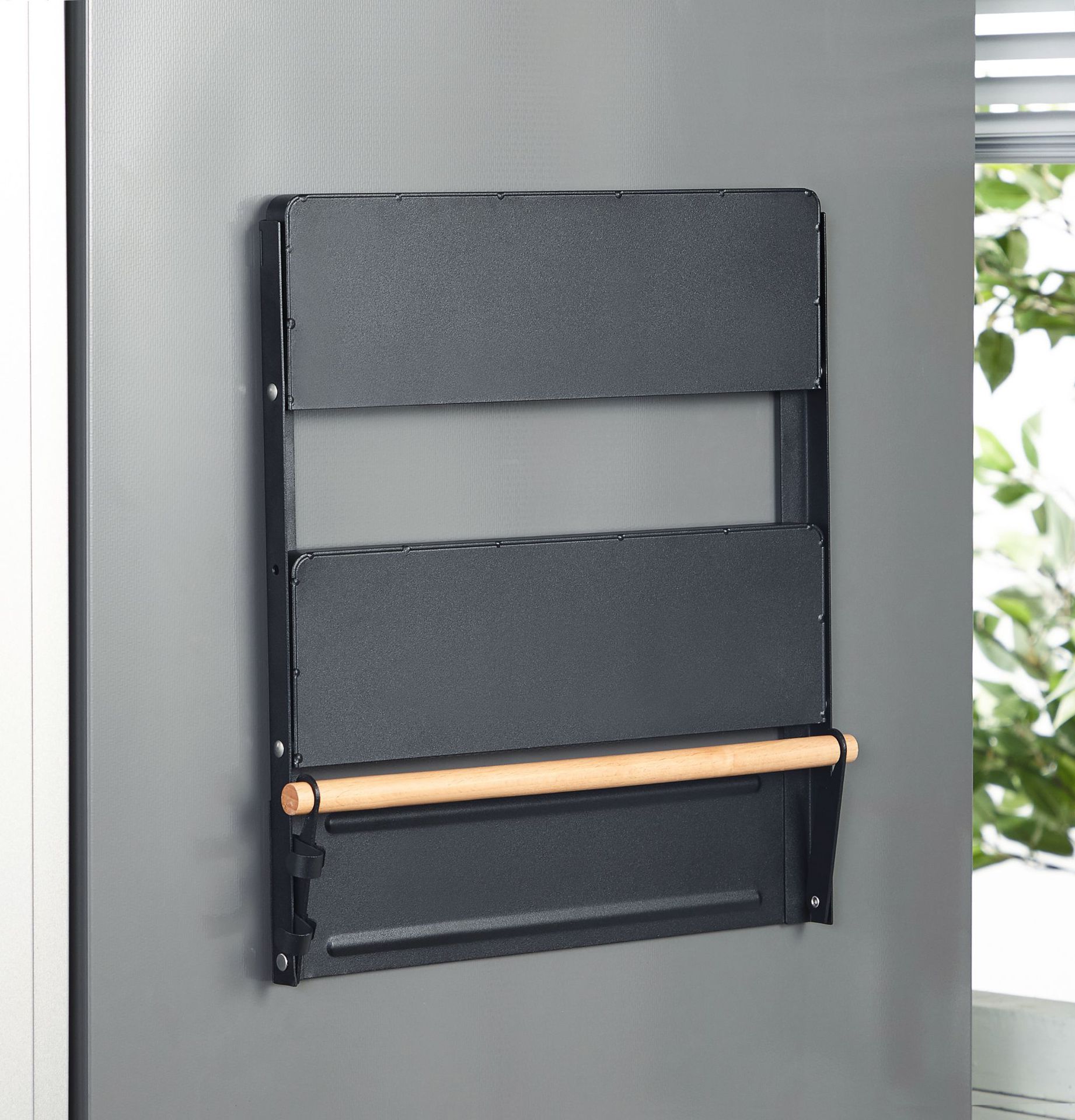 跨境供货冰箱置物架厨房用品侧壁挂架家用侧面多层保鲜膜收纳架