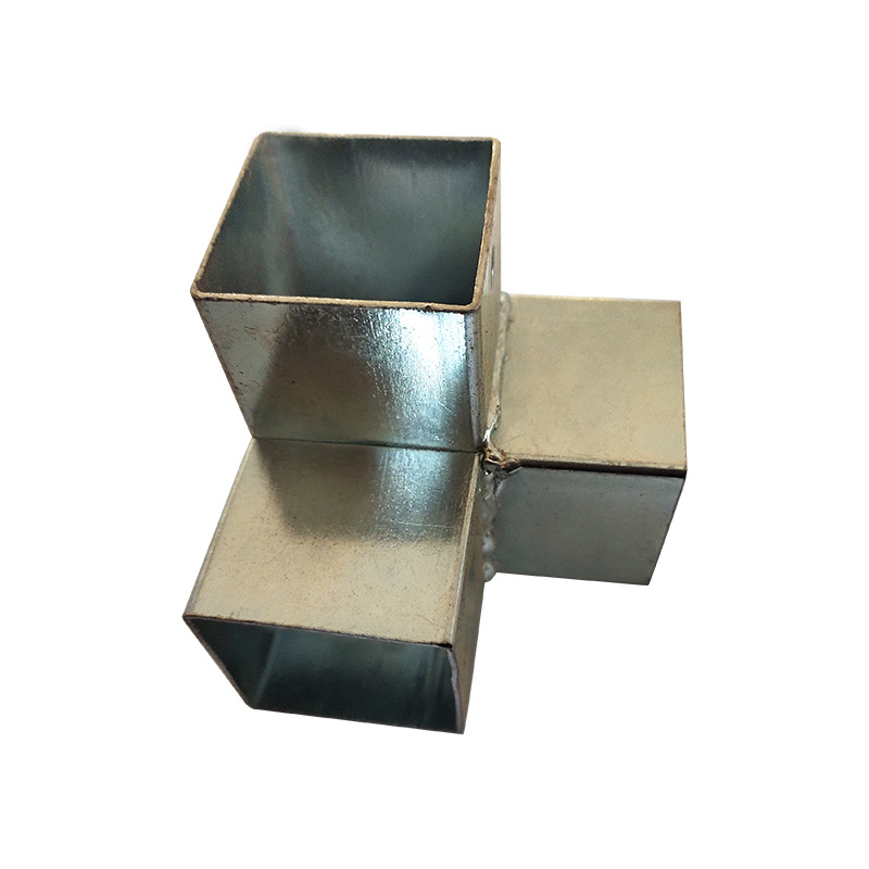 厂家直供锌钢护栏配件  转角三通 建筑护栏配件