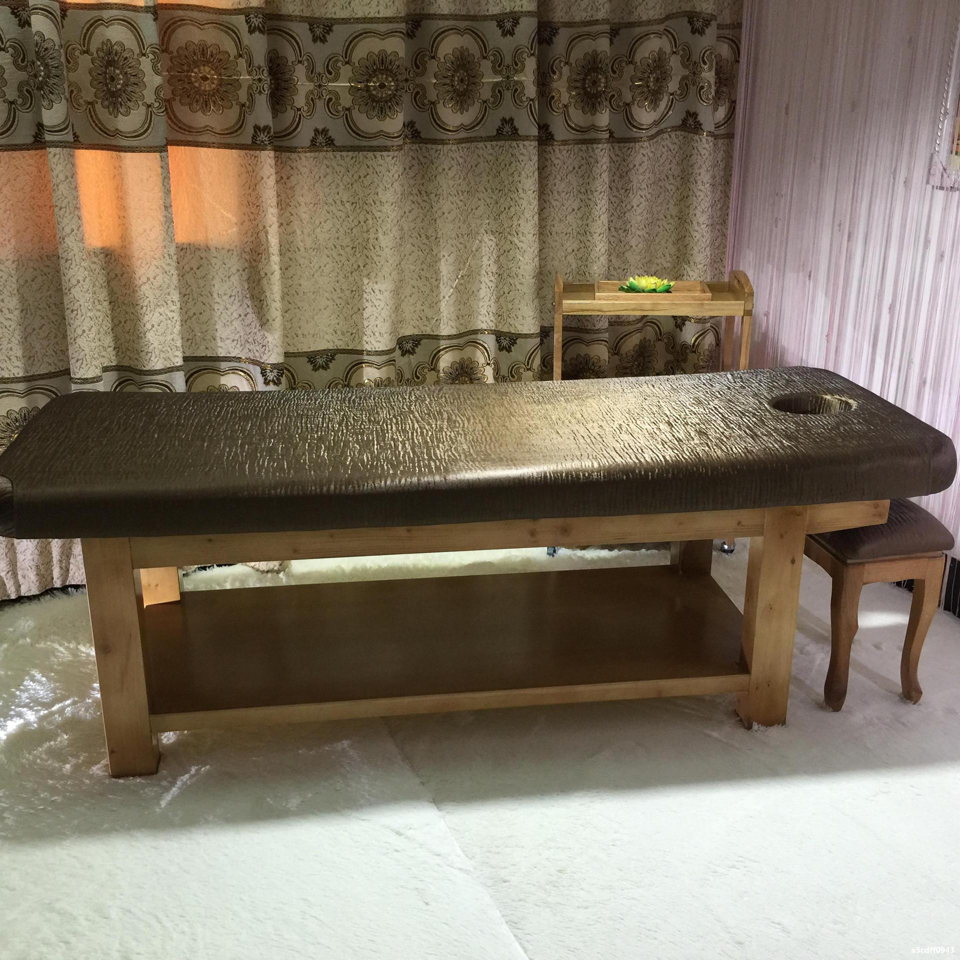 实木榫柳结构美容床按摩床推拿床美体spa中医理疗护理养生床