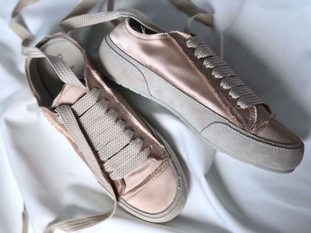 工厂直销pedrogarcia春夏款丝绸面料休闲舒适性感女士系带鞋