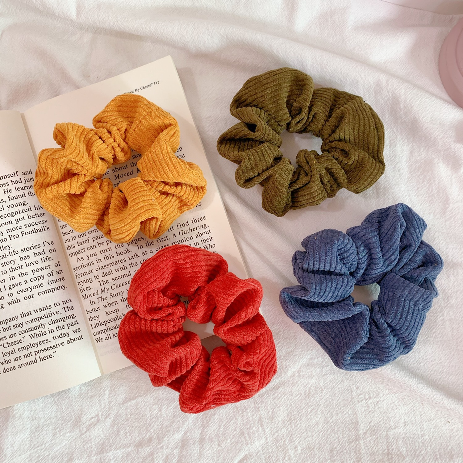 韩版网红ins风头绳女大肠发圈头饰扎头简约复古大号法式发绳皮筋