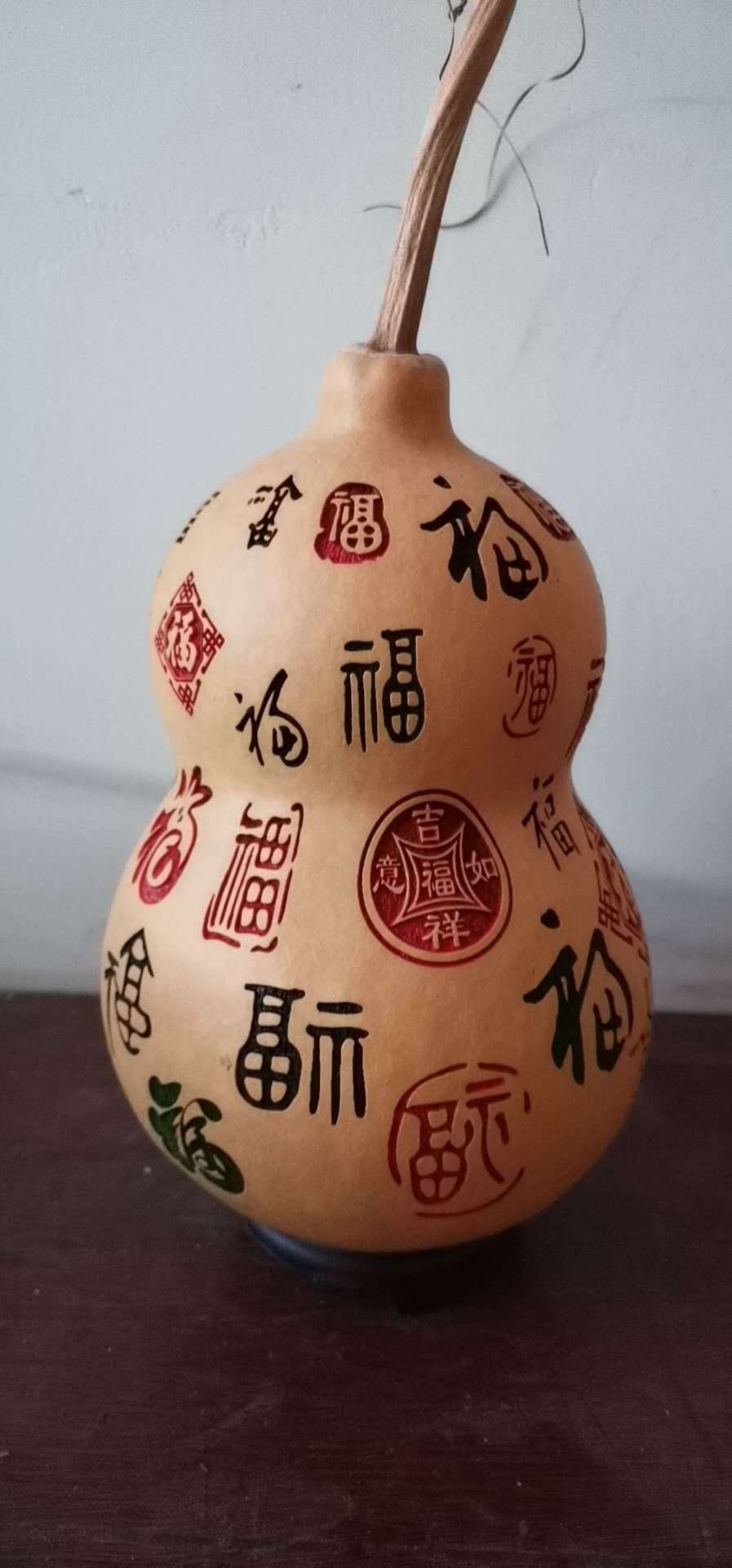 天然手捻葫芦雕刻百福挂件 招财纳福工艺品汽车挂饰产地直销