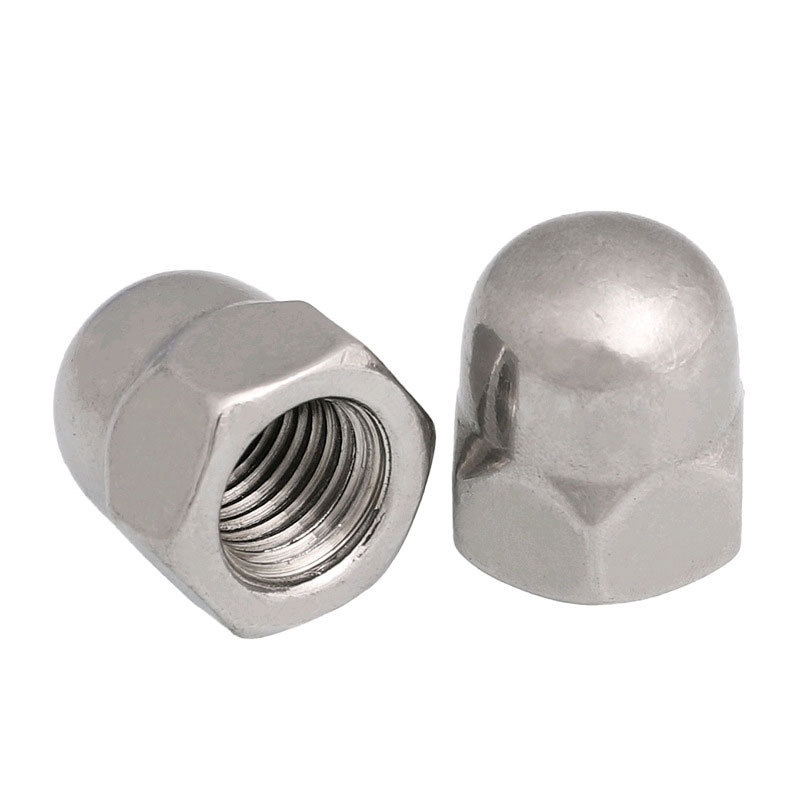 304/316/201不锈钢盖形螺母细牙反牙装饰螺帽盖帽m3m4m6m8m10-m20