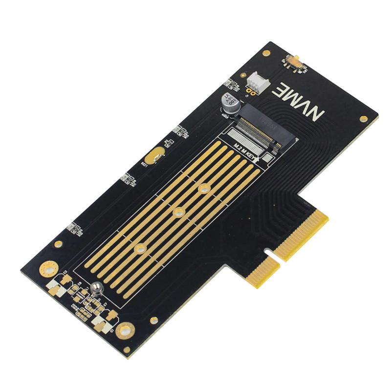 2 nvme扩展转接卡pcie x4 ssd固态硬盘扩展卡rgb全铝四面散热