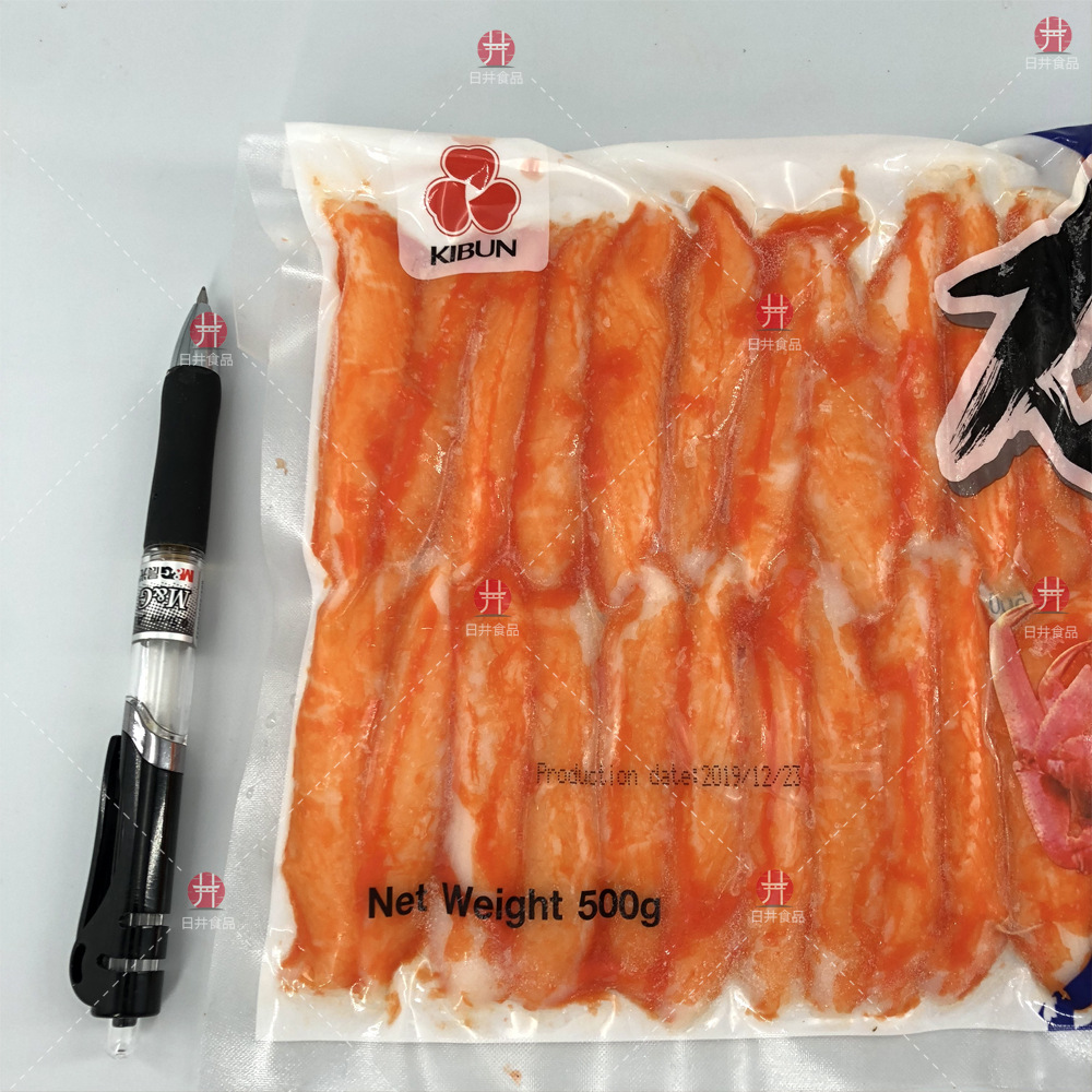 纪文力二味泰国蟹柳松叶蟹柳蟹香鱼柳寿司材料火锅海鲜500g/包