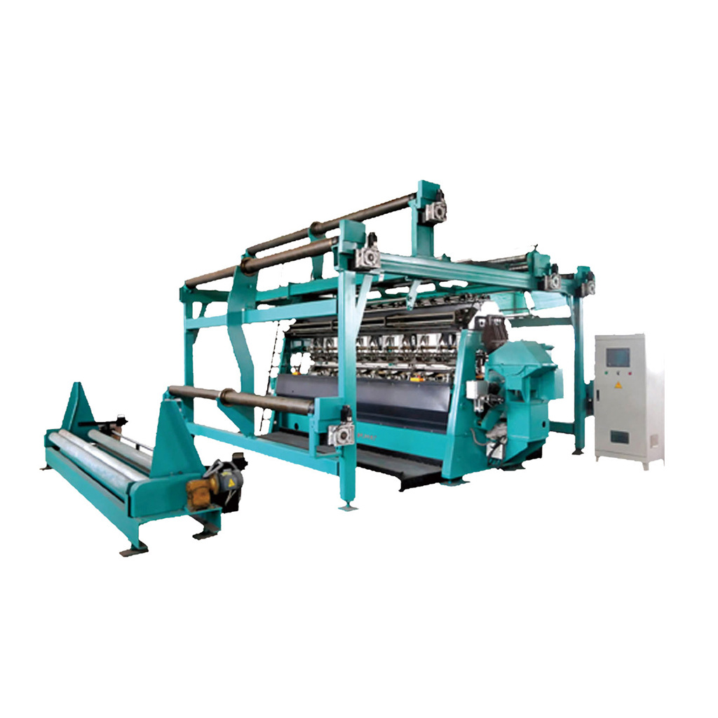 ge288型双针床中绒经编机毛毯毛绒玩具经编机