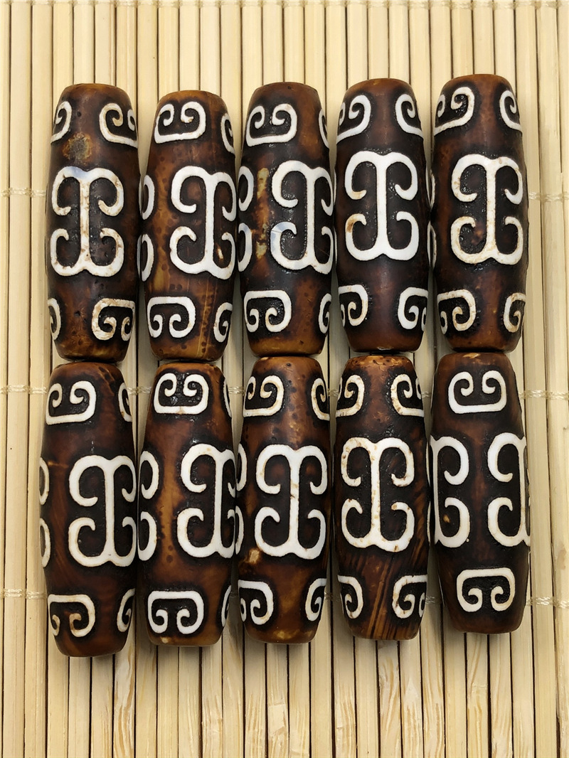 回纹天珠 40*13mm