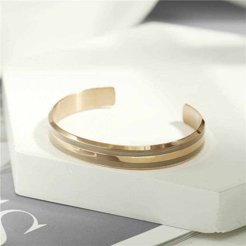 时尚白令dw手表配饰手镯开口韩版简约情侣玫瑰金钛钢手镯厂家直销