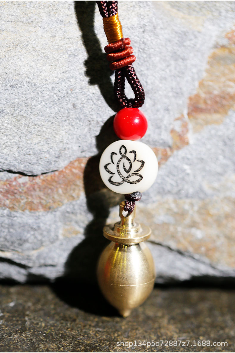 藏式密宗吊坠金刚杵玲挂件随身配饰藏传佛教吊坠