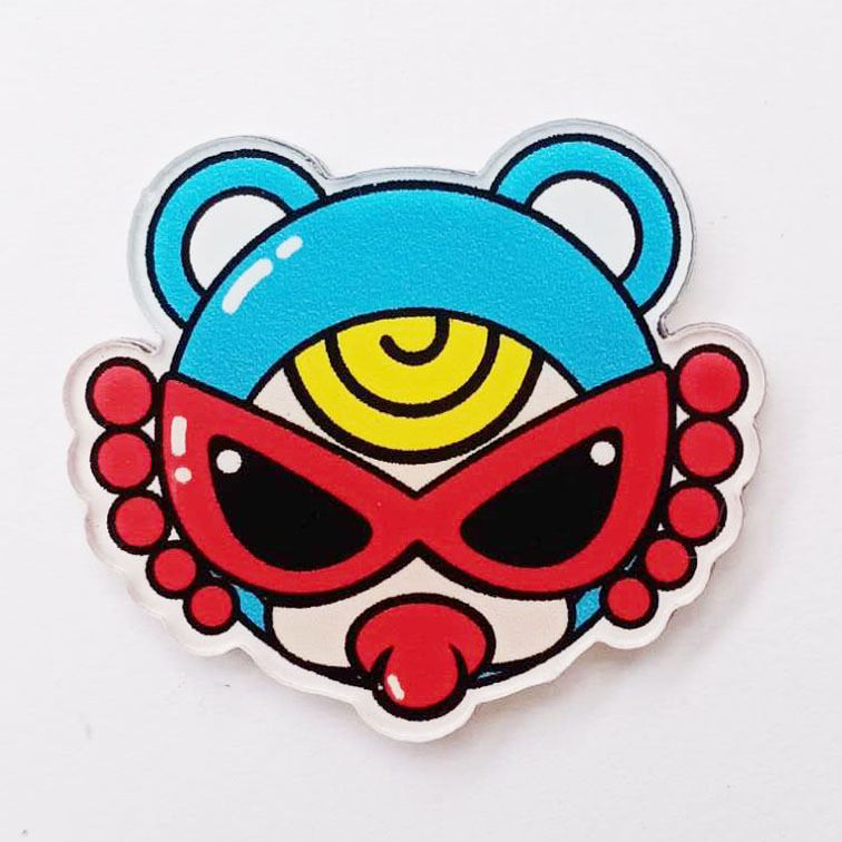 新款日韩流行黑超奶嘴配饰diy饰品服装鞋子配件亚克力材质时尚