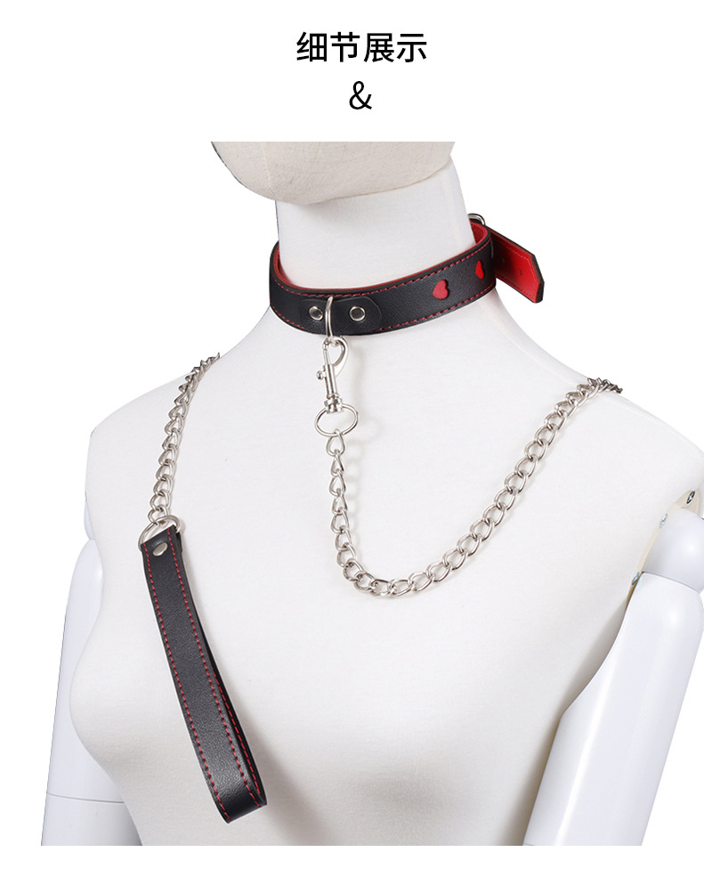 皮革sm项圈调教玩具成人情趣用品狗奴另类性工具捆绑束缚批发代发