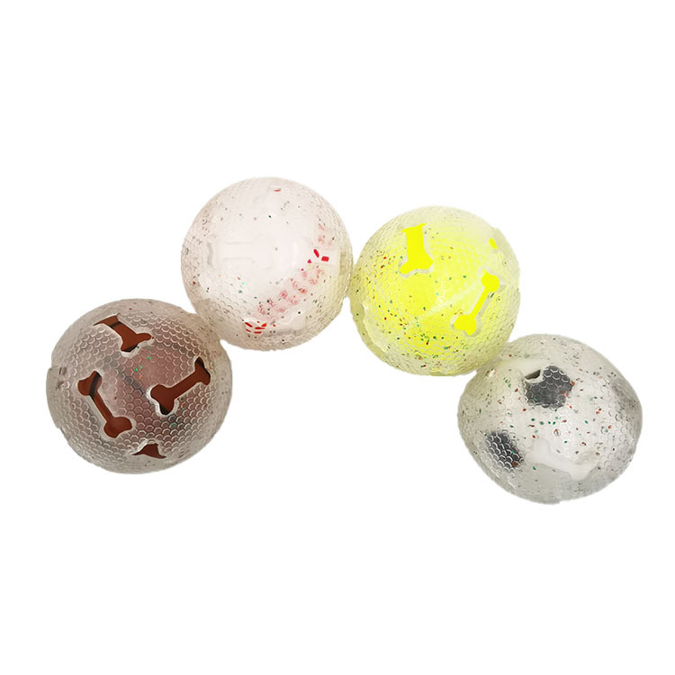 Factory Direct Supply Dog Toy TPR Pet Toy Vinyl Vocal Toy Ball Interactive Molar Bite-Resistant Dog Toy