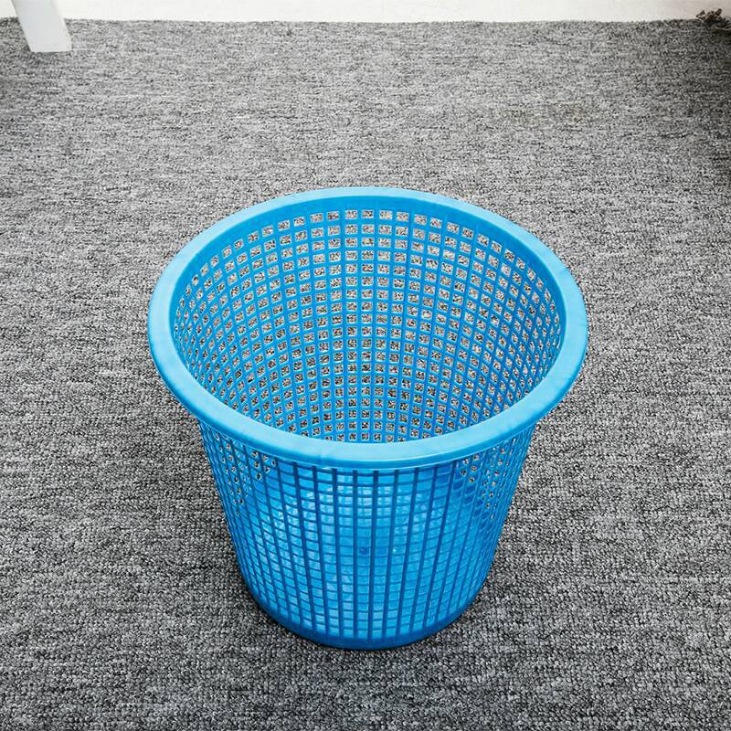 新料加厚塑料垃圾桶 彩色垃圾筐 家用厨房塑料垃圾篓 办公室纸篓
