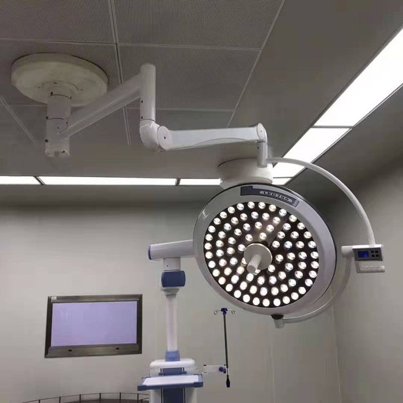 led手术无影灯医院手术室手术灯单双头吊式卤素冷光源整体反射灯