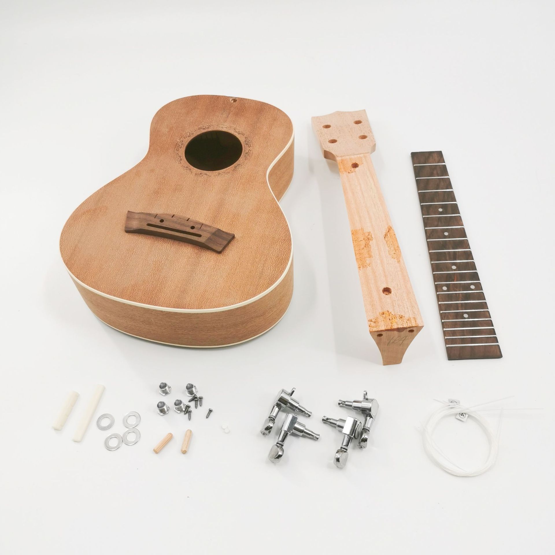 尤克里里diy手工组装绘画半成品全套配件白胚乌克丽丽23工厂批发