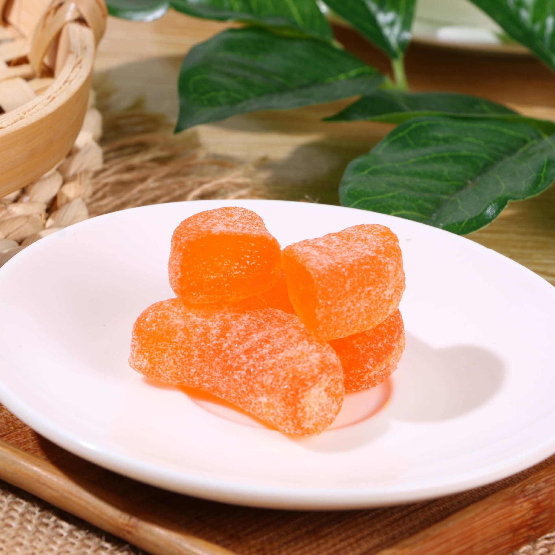 桔子软糖橘子瓣老式糖果儿时怀旧网红办公零食小吃散装年货批发