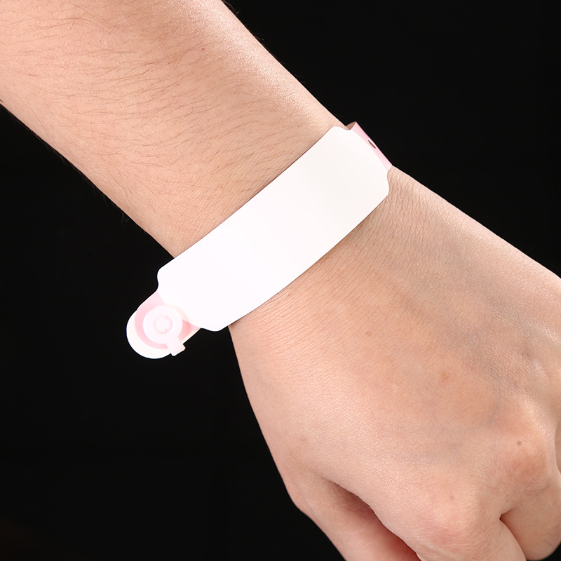 供应一次性热敏打印式腕带 医院母婴病人识别手环热敏打印式腕带