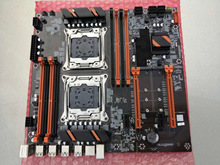 全新X99双路电脑主板LGA2011豪华大板支持E5 i7八核CPU服务器内存