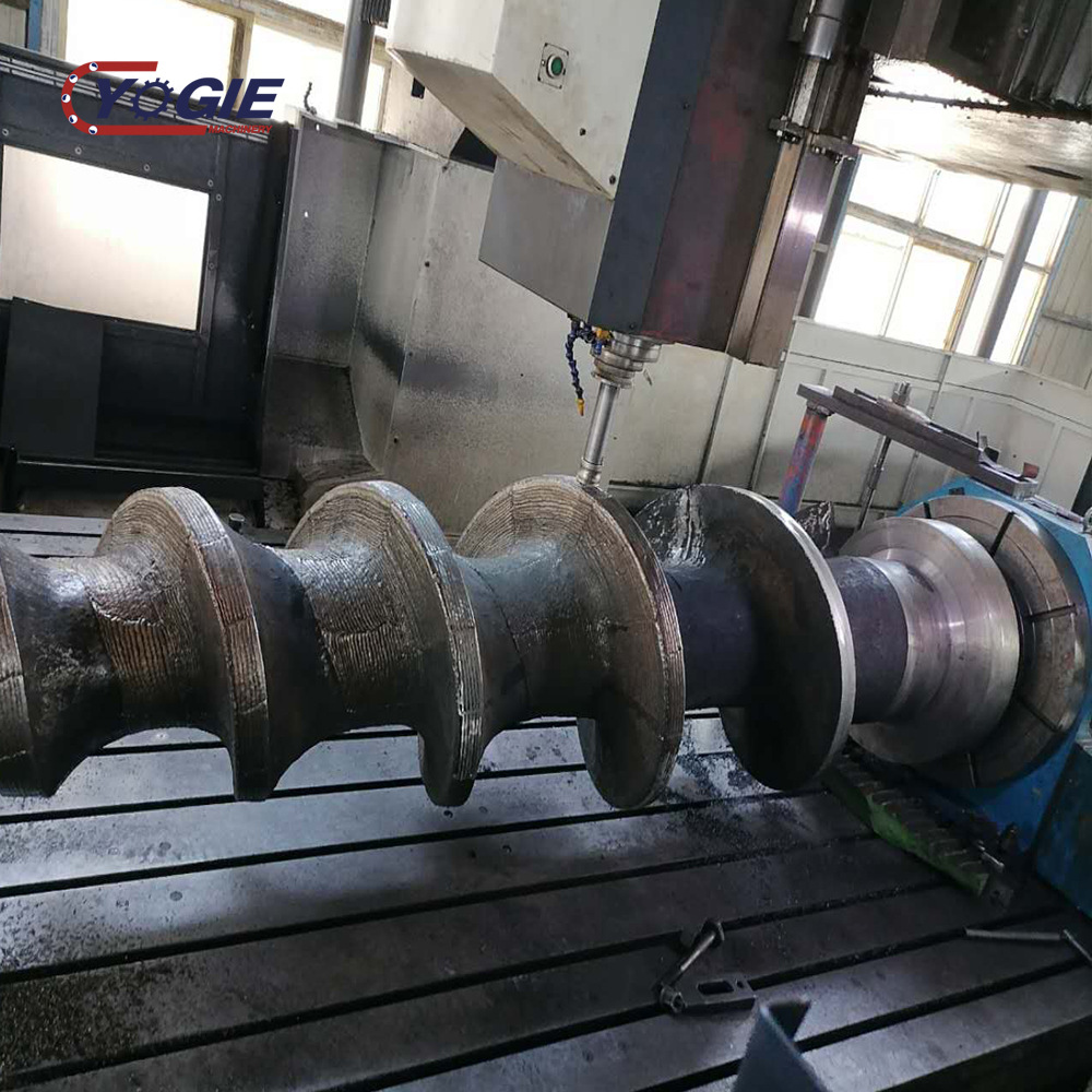 洛阳厂家生产矿山开采传输机械设备大模数螺旋轴