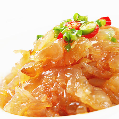 烟台野生海蜇头凉拌海蜇丝非榨菜海带丝225g/包8包包邮