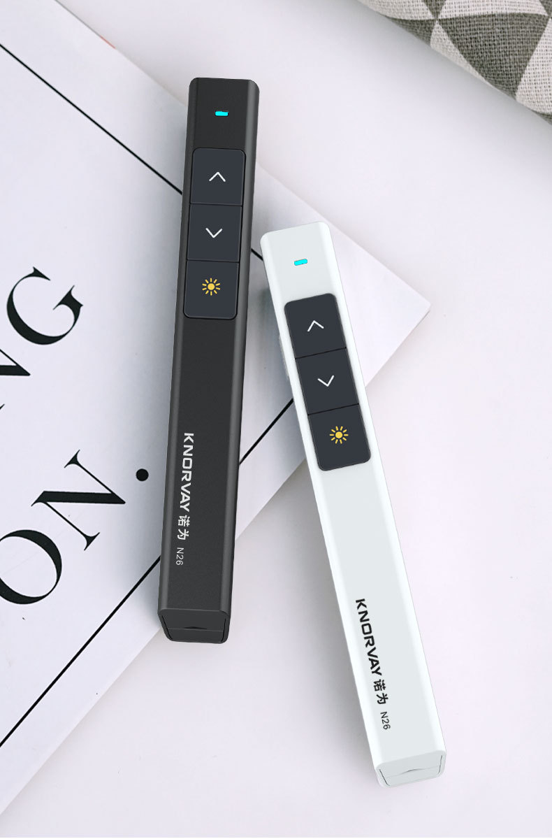 诺为n26翻页笔 ppt激光投影笔电子教鞭英语教学厂家定制演示专用