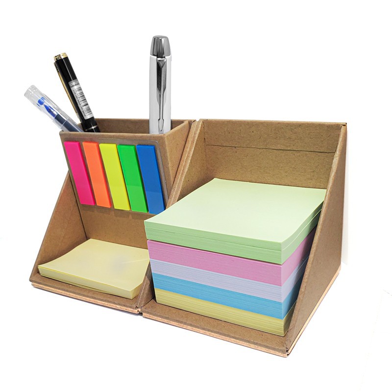 办公组合式便利贴可撕n次贴便签本定做创意文具多功能纸盒装组合