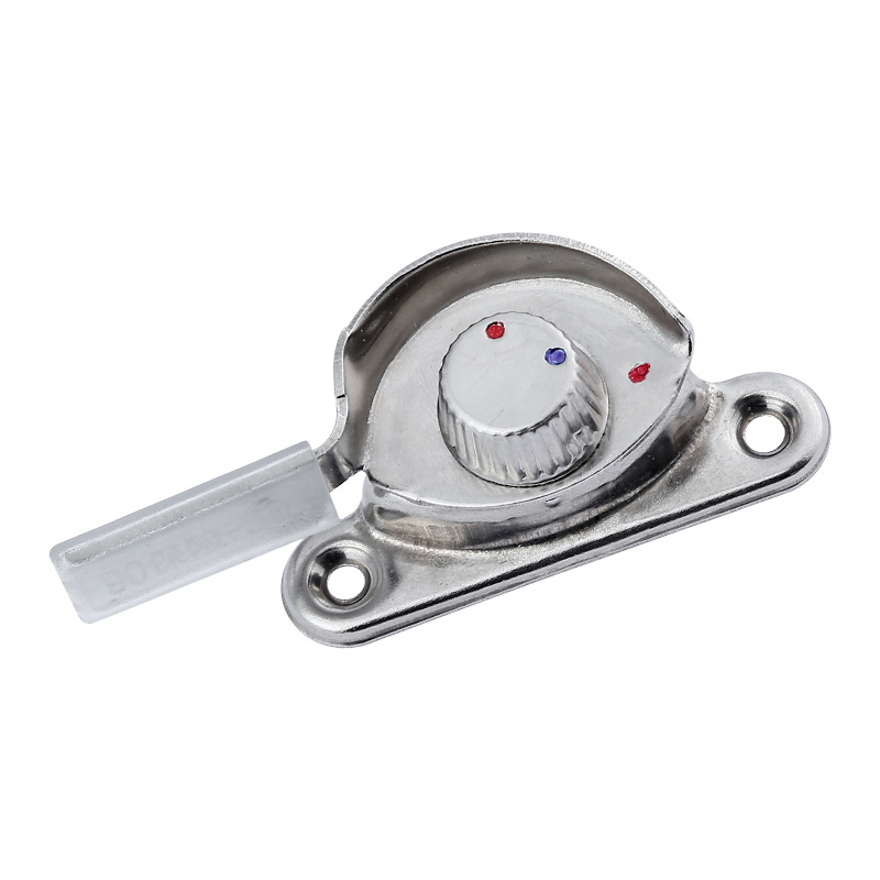 窗扣窗锁铝合金窗户推拉门移门锁扣塑钢门窗配件防盗玻璃窗月牙锁