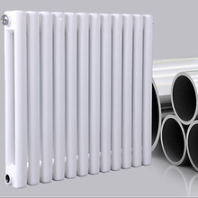 钢二柱暖气片 低碳钢家用水暖散热片 钢制散热器 壁挂水暖气片
