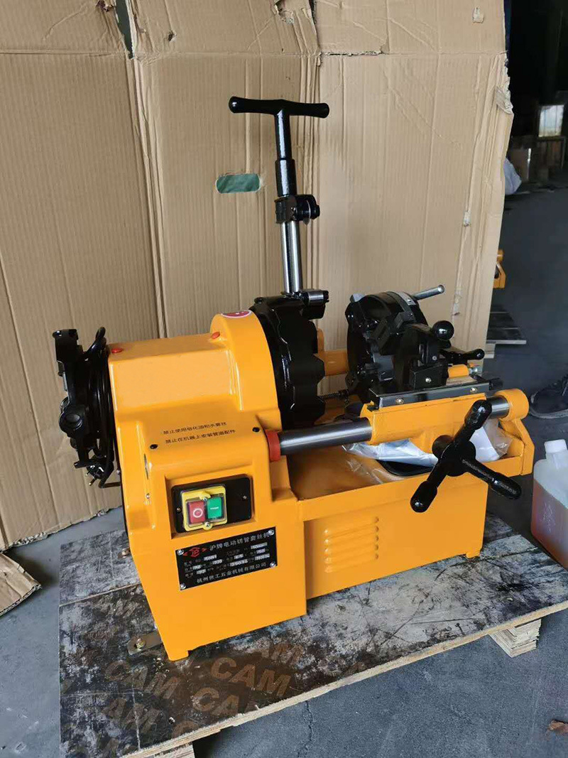 供应电动台式套丝切管机小型台式钢管开牙机镀锌水管套丝机厂家