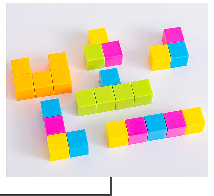 小学生正方体数学教具空间思维锻炼科教玩具益智小方块积木