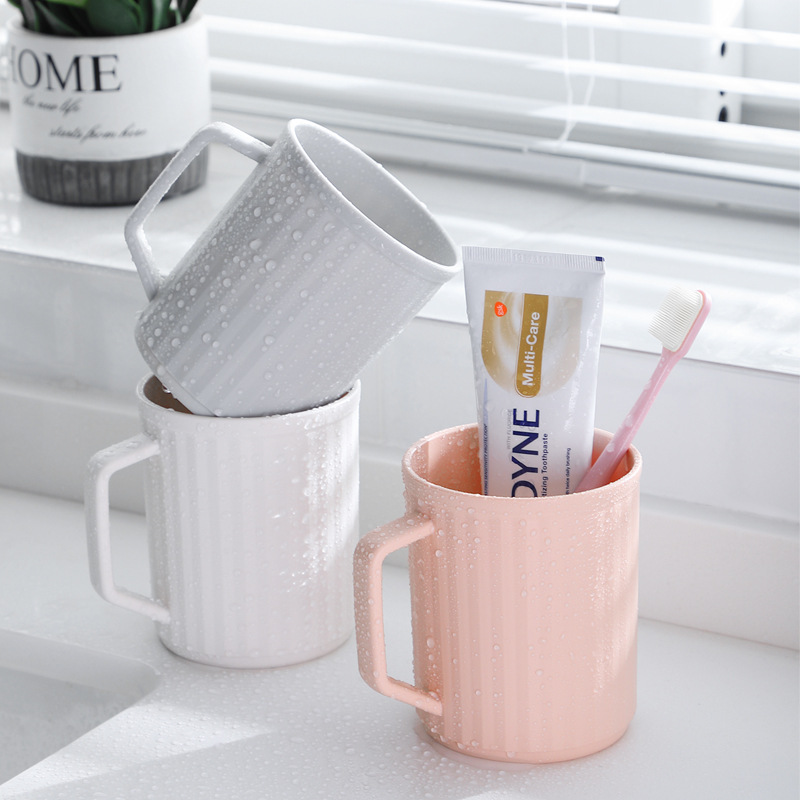 Gargle Cup Household Minimalist Toothbrush Cup Washing Cup Tooth Mug One Pair of Lovers Plastic Toothbrush Cup Creative Toothbrush Cup Tooth Cup