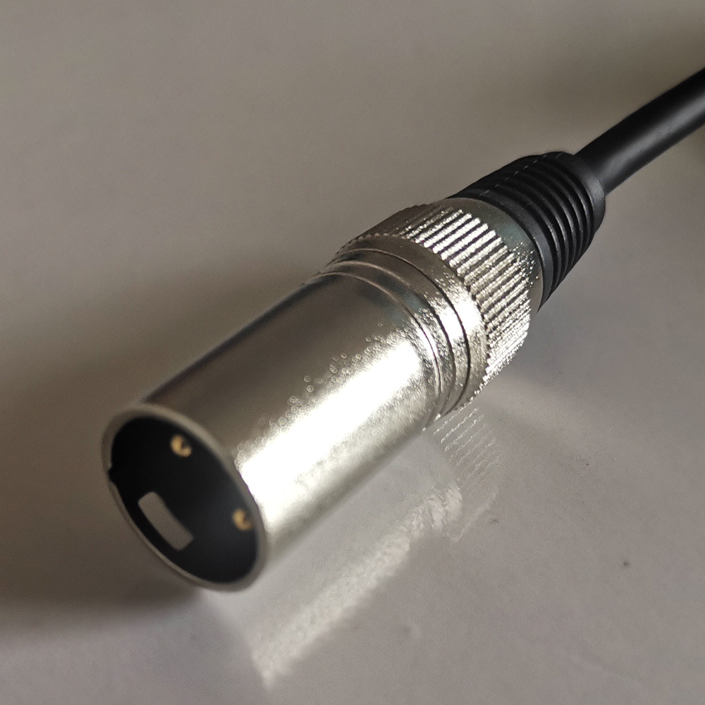 【年度热销】6.35大三芯转卡侬公立体声话筒线调音台音频线