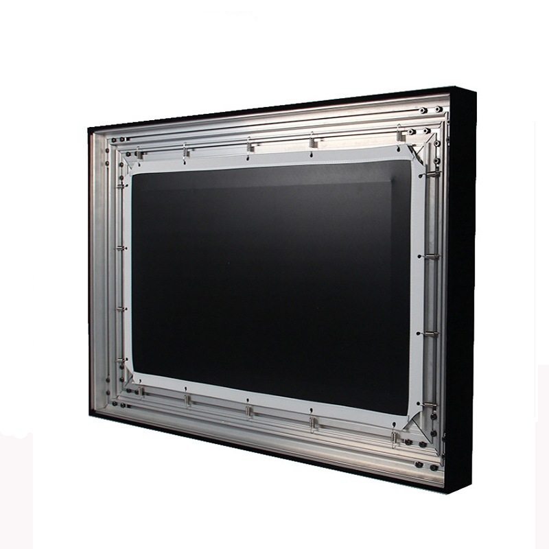 乾景幕铝合金框抗光幕金属幕200寸画框幕幕窄边框1cm幕3d家用幕布