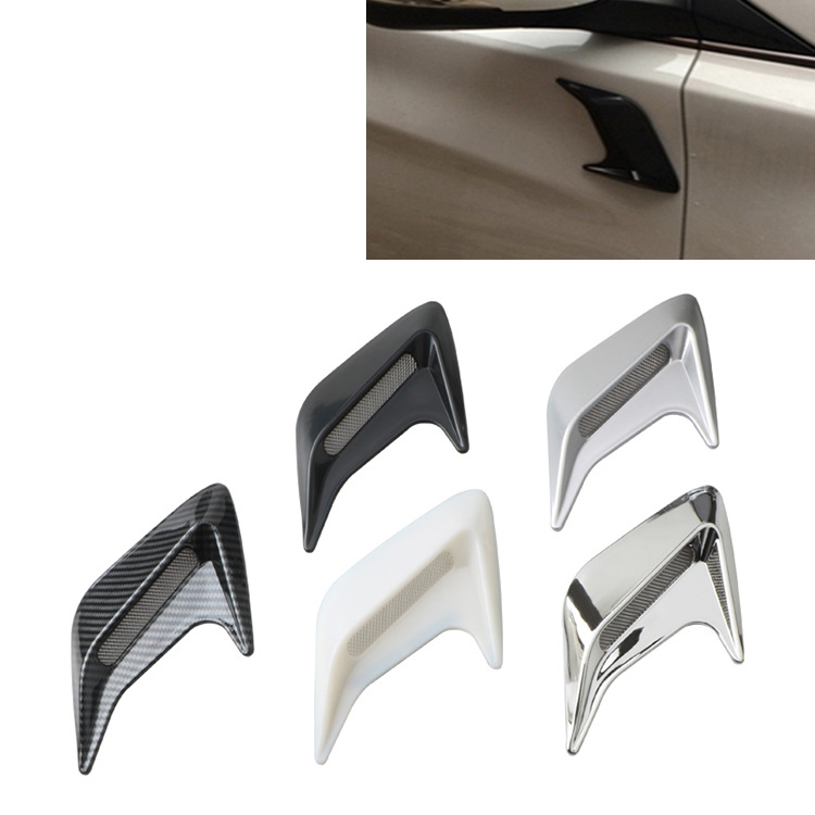 汽车通用鲨鱼鳃装饰出风口 机盖风口 引擎盖假风口通风口进气口