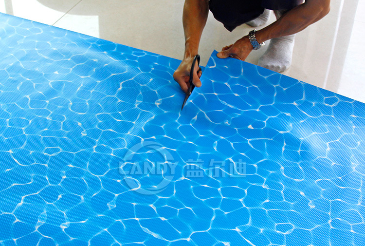 蓝尔迪泳池装饰胶膜 不限泳池的大小和造型 能抵抗氯水 不易开裂