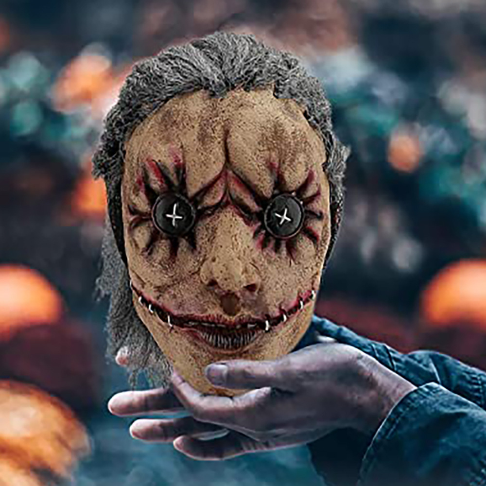 万圣节滑稽小丑面具恐怖派对化妆舞会小丑面具表演乳胶头套