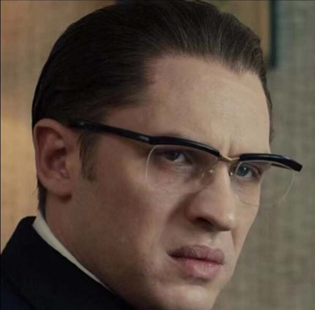 汤姆哈迪眼镜传奇同款加宽超大黑框金丝眼镜框男大脸可配近视批发