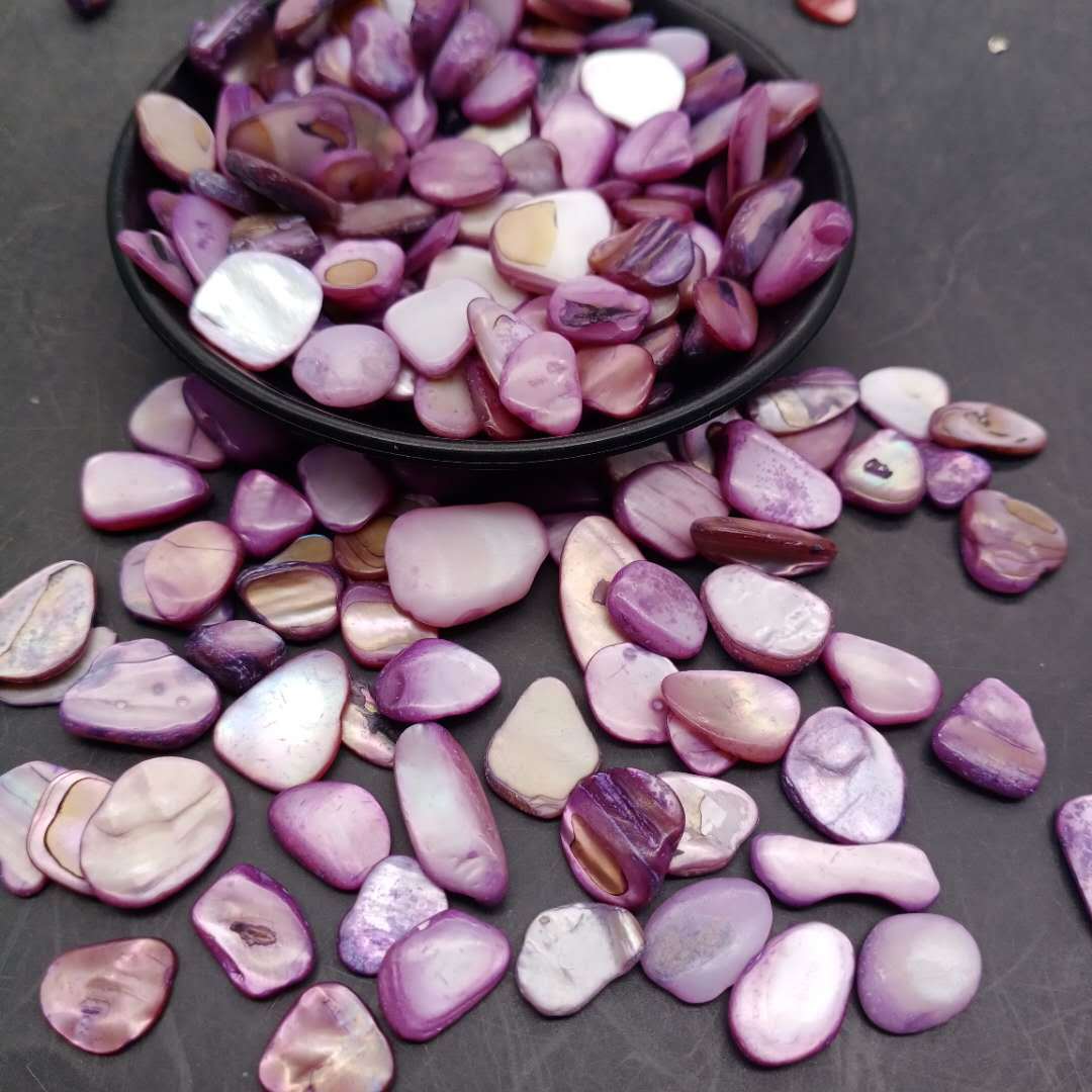 贝壳碎石 彩色贝壳石装饰材料工艺diy手工马赛克用彩色贝壳石-阿里巴