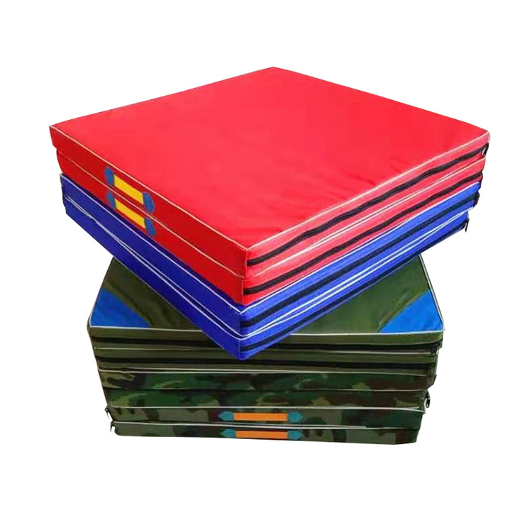 厂家直销幼儿园纯棉帆布垫 舞蹈训练折叠体操垫体操健身仰卧起坐