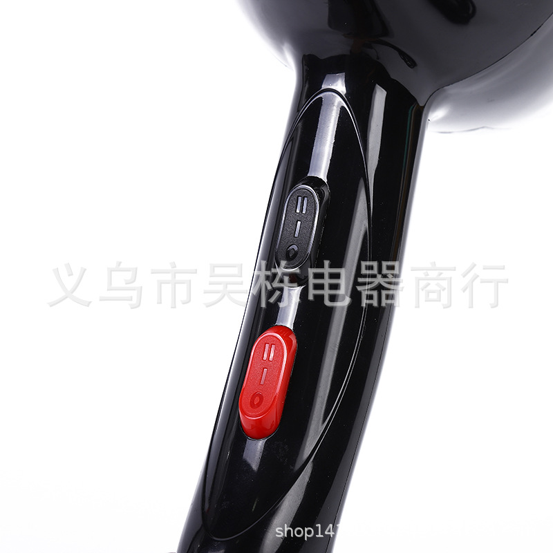 Bright 3250 High-Power Hair Dryer Heating and Cooling Air Four-Gear Household Black Ribbon Two Concentrator