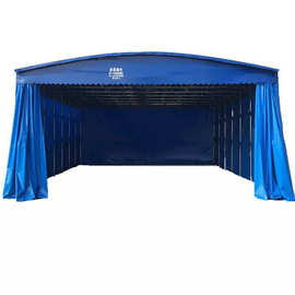 厂家直供推拉棚 伸缩遮阳篷 电动活动棚 移动遮阳篷 便捷雨蓬