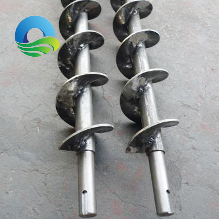 河南厂家螺旋轴加工定制输送机芯轴推料轴搅拌轴下料轴加工定制