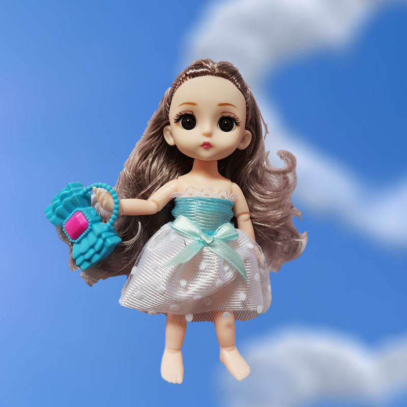 叮小马16厘米公主娃娃13关节6寸摆地摊过家家女孩高档玩具