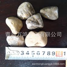 淄博鹅卵石 5-10cm铺路健身用青灰石 黑色鹅卵石 砾石