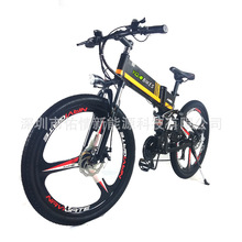 26寸48V一键折叠双减震成人电动车自行车电动山地车electric bike