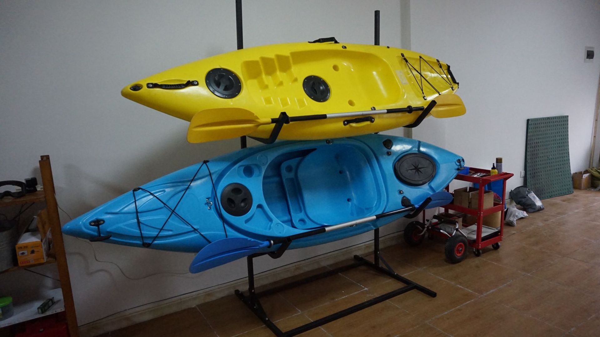 kayakstandrackstorage皮划艇储存支架立式