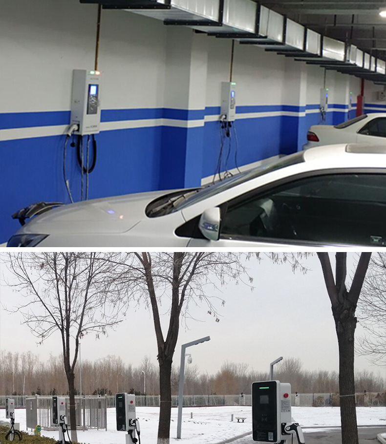 新能源电动汽车商用交流桩7kw单路立式交流慢充桩 小区车站交流桩