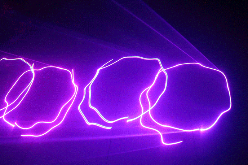 舞台灯光酒吧蹦迪声控全彩光束四头五色激光ktv包房镭射演出扫描