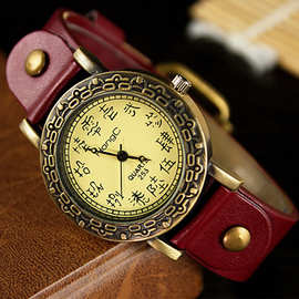 古铜色女士手表