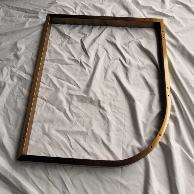 厂家定制304不锈钢艺术相框 酒店多边形不锈钢镜框